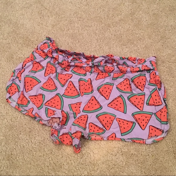 SO Other - Cute Watermelon Pajama Shorts